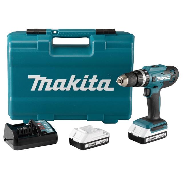 TRAPANO BATTENTE MAKITA 18 V HP488D007 2 BATTERIE LITIO 2 Ah SET 74 ACCESSORI IN VALIGETTA | Tecnomat TRAPANO BATTENTE MAKITA 18 V HP488D007 2 BATTERIE LITIO 2 Ah SET 74 ACCESSORI IN VALIGETTA | Tecnomat