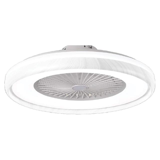 PLAFONIERA LED CON VENTILATORE ZEPHIR ZFL Ø60 cm CCT 3000-6500K 6 VELOCITA' CON TELECOMANDO | Tecnomat PLAFONIERA LED CON VENTILATORE ZEPHIR ZFL Ø60 cm CCT 3000-6500K 6 VELOCITA' CON TELECOMANDO | Tecnomat