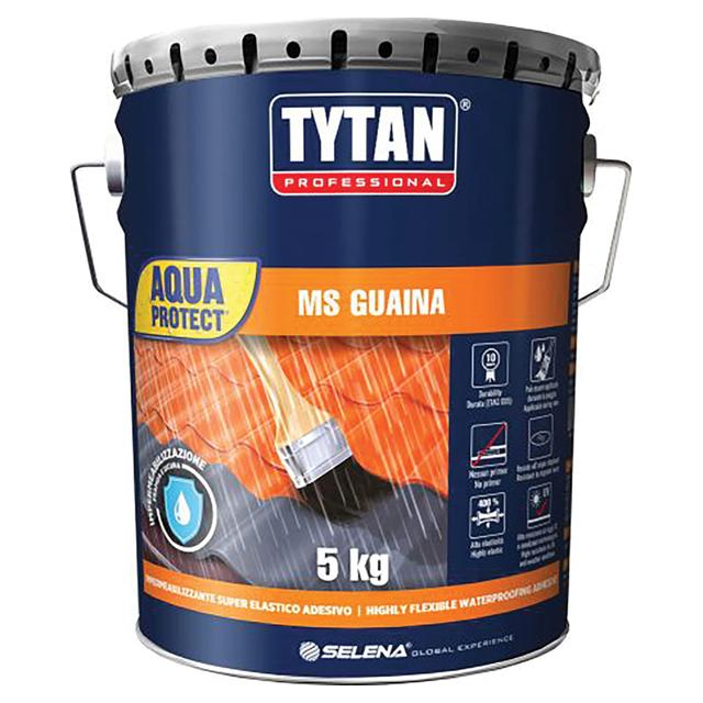 GUAINA LIQUIDA TYTAN MS AQUA BLOCK 5 kg TERRACOTTA SPESSORE 3 mm 3 kg CON 1 m² VERNICIABILE | Tecnomat GUAINA LIQUIDA TYTAN MS AQUA BLOCK 5 kg TERRACOTTA SPESSORE 3 mm 3 kg CON 1 m² VERNICIABILE - 2 | Tecnomat