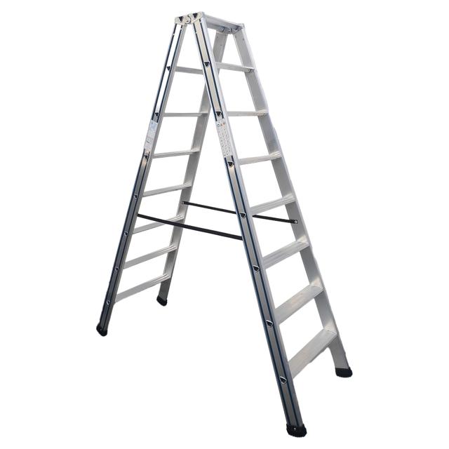 SCALA PIKASSO PIATTA DOPPIA SALITA 1,94 m 8 GRADINI PORTATA 150Kg D.Lgs 81/2008 | Tecnomat SCALA PIKASSO PIATTA DOPPIA SALITA 1,94 m 8 GRADINI PORTATA 150Kg D.Lgs 81/2008 - 2 | Tecnomat