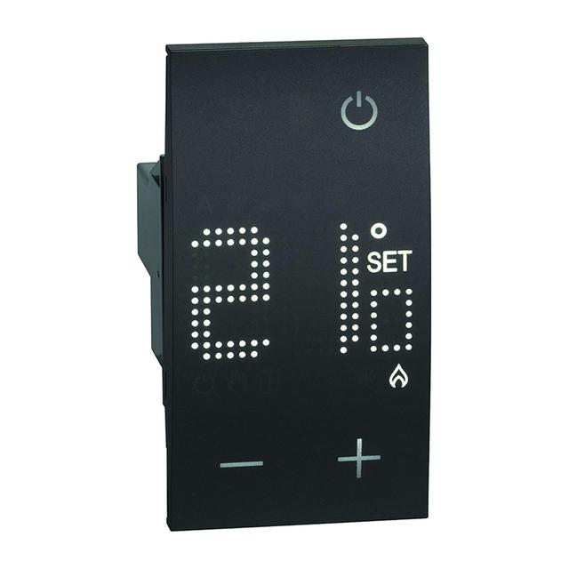 TERMOSTATO DIGITALE BTICINO LIVING NOW 230V 2 MODULI TOUCH USCITA A RELE' 1 CONTATTO NERO | Tecnomat TERMOSTATO DIGITALE BTICINO LIVING NOW 230V 2 MODULI TOUCH USCITA A RELE' 1 CONTATTO NERO | Tecnomat