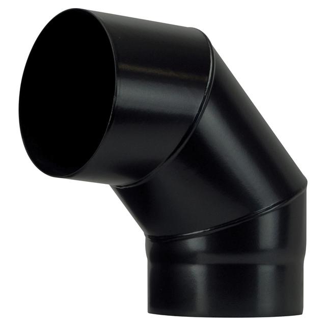 GOMITO 90° SAVE PLUS Ø 130 mm NERO PORCELLANATO SPESSORE 1,2 mm | Tecnomat GOMITO 90° SAVE PLUS Ø 130 mm NERO PORCELLANATO SPESSORE 1,2 mm - 2 | Tecnomat