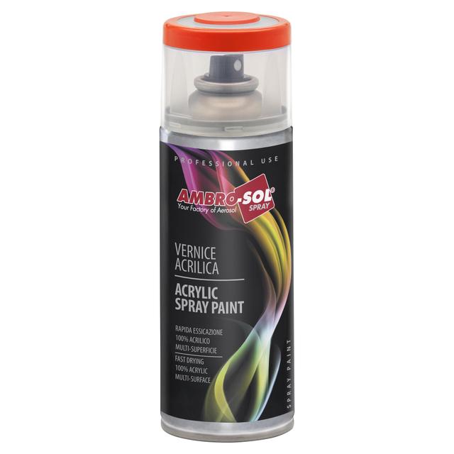 SMALTO SPRAY AMBROSOL RAL 1004 400 ml ACRILICO ARANCIO TRAFFICO 5 m² CON 1 l | Tecnomat SMALTO SPRAY AMBROSOL RAL 1004 400 ml ACRILICO ARANCIO TRAFFICO 5 m² CON 1 l - 2 | Tecnomat