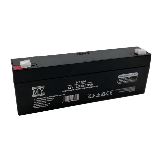 BATTERIA AL PIOMBO 12V - 2,3Ah RICARICABILE CON FASTON DA 4,8 mm | Tecnomat BATTERIA AL PIOMBO 12V - 2,3Ah RICARICABILE CON FASTON DA 4,8 mm | Tecnomat
