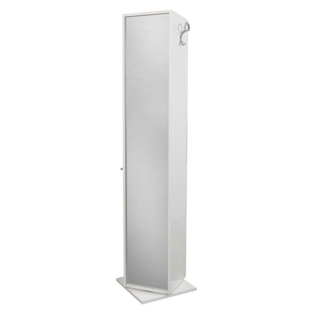 COLONNA GIREVOLE LEA IN LEGNO LACCATO BIANCO 2 ANTE 1 CASSETTO 43x43x188 cm (LxPxH) | Tecnomat COLONNA GIREVOLE LEA IN LEGNO LACCATO BIANCO 2 ANTE 1 CASSETTO 43x43x188 cm (LxPxH) - 2 | Tecnomat