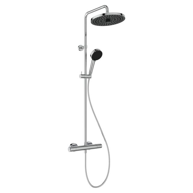 COLONNA DOCCIA IDEAL STANDARD CERATHERM T25+ CROMO 2 GETTI CON MISCELATORE TERMOSTATICO | Tecnomat COLONNA DOCCIA IDEAL STANDARD CERATHERM T25+ CROMO 2 GETTI CON MISCELATORE TERMOSTATICO - 2 | Tecnomat