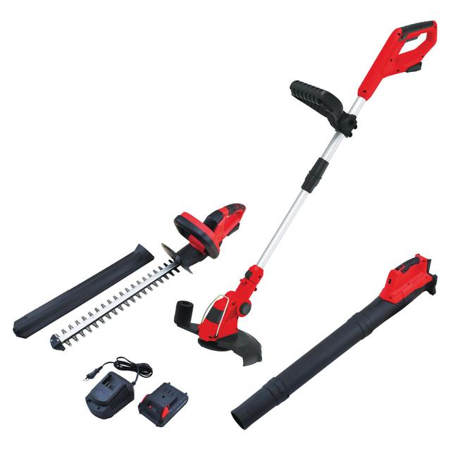 KIT TAGLIABORDI TAGLIASIEPI SOFFIATORE PG BAKIT 20 CON BATTERIA 20 V 2 Ah INCLUSA | Tecnomat KIT TAGLIABORDI TAGLIASIEPI SOFFIATORE PG BAKIT 20 CON BATTERIA 20 V 2 Ah INCLUSA | Tecnomat