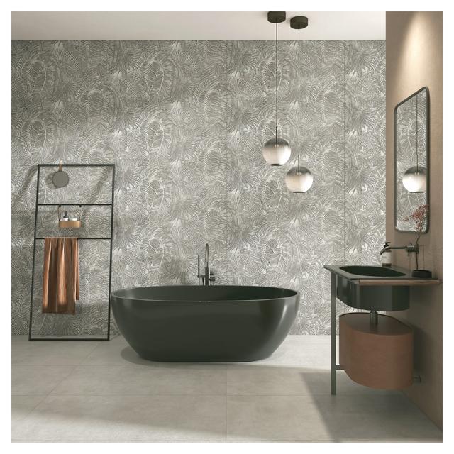 RIVESTIMENTO 3D TROPICAL GRIGIA 60x120x1cm RETTIFICATO GRES PORCELLANATO | Tecnomat RIVESTIMENTO 3D TROPICAL GRIGIA 60x120x1cm RETTIFICATO GRES PORCELLANATO | Tecnomat