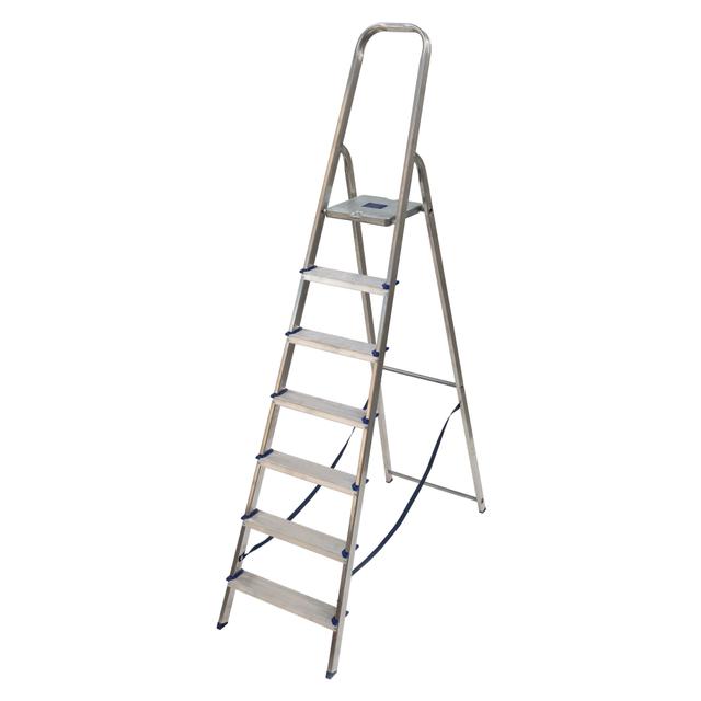 SCALA EURODOMUS ALLUMINIO 7 GRADINI PESO 6,40 kg PORTATA 150 kg ALTEZZA PEDANA 151 cm | Tecnomat SCALA EURODOMUS ALLUMINIO 7 GRADINI PESO 6,40 kg PORTATA 150 kg ALTEZZA PEDANA 151 cm | Tecnomat