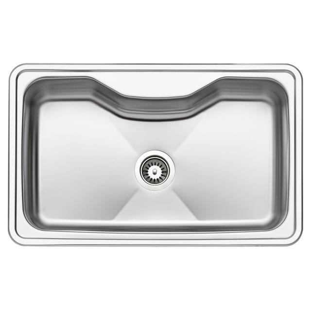 LAVELLO CRITERIA 80x50 cm INOX SPAZZOLATO 1 VASCA PILETTA 3,5'' | Tecnomat LAVELLO CRITERIA 80x50 cm INOX SPAZZOLATO 1 VASCA PILETTA 3,5'' | Tecnomat