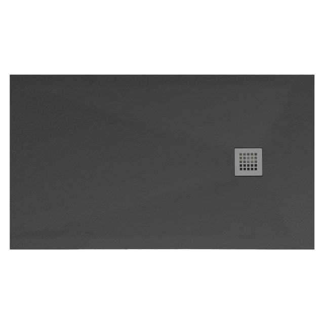 PIATTO DOCCIA SERIE SWING IN MARMORESINA ANTRACITE 70x100 cm H 2,7cm PILETTA Ø 90 mm | Tecnomat PIATTO DOCCIA SERIE SWING IN MARMORESINA ANTRACITE 70x100 cm H 2,7cm PILETTA Ø 90 mm | Tecnomat