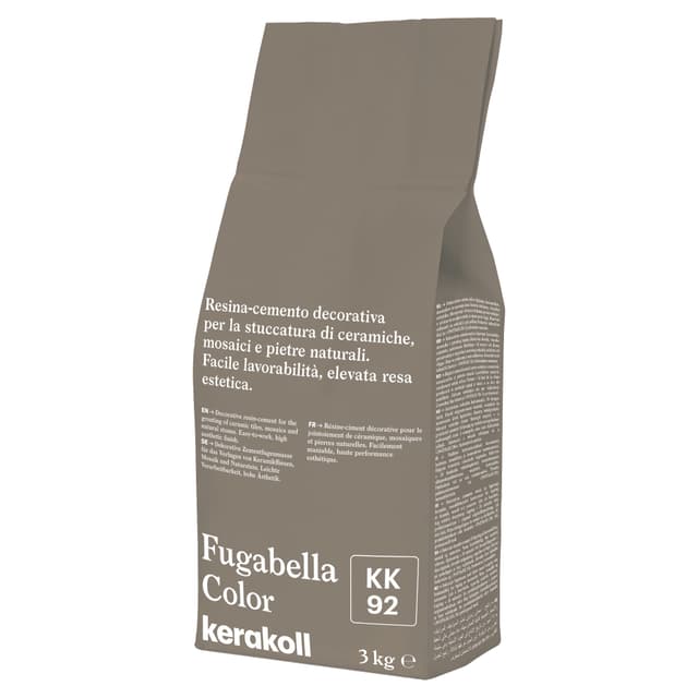 STUCCO FUGABELLA COLOR KERAKOLL KK 92 3kg FUGA 0-20 mm USO INTERNO ED ESTERNO | Tecnomat STUCCO FUGABELLA COLOR KERAKOLL KK 92 3kg FUGA 0-20 mm USO INTERNO ED ESTERNO - 2 | Tecnomat