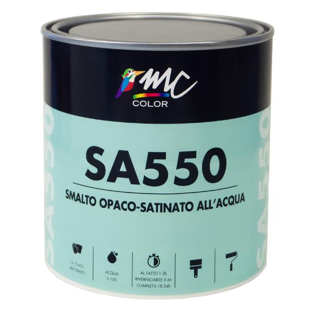 SMALTO ACQUA OPACO SATINATO MCCOLOR VERDE SA550 0,75 l 13-15 m² CON 1 l | Tecnomat SMALTO ACQUA OPACO SATINATO MCCOLOR VERDE SA550 0,75 l 13-15 m² CON 1 l - 2 | Tecnomat