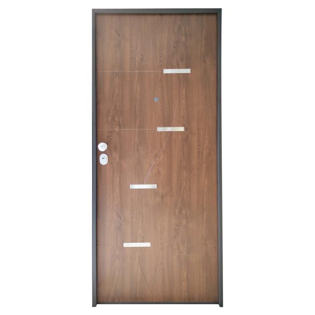PORTA BLINDATA INOX CL3 APERTURA SPINTA A DESTRA RIV EST PVC 210x90cm (HxL) | Tecnomat PORTA BLINDATA INOX CL3 APERTURA SPINTA A DESTRA RIV EST PVC 210x90cm (HxL) | Tecnomat