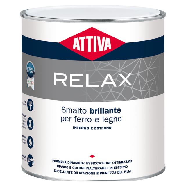 SMALTO SOLVENTE ATTIVA RELAX 0,75 l BRILLANTE BIANCO ICEBERG ALTO SOLIDO 12-13 m² CON1 l | Tecnomat SMALTO SOLVENTE ATTIVA RELAX 0,75 l BRILLANTE BIANCO ICEBERG ALTO SOLIDO 12-13 m² CON1 l | Tecnomat