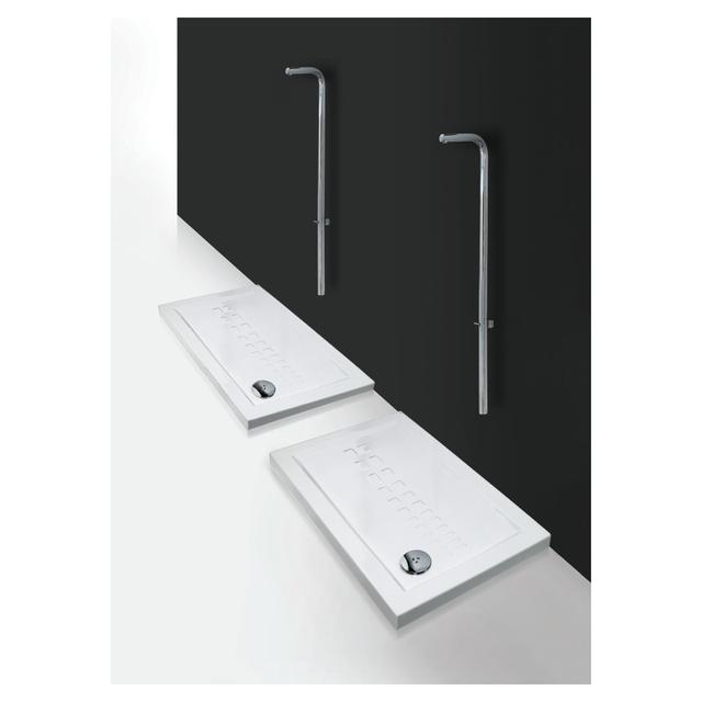 PIATTO DOCCIA ALTHEA SERIE ITO IN CERAMICA BIANCO 80x120 cm H 5,5 cm PILETTA Ø 90 mm | Tecnomat PIATTO DOCCIA ALTHEA SERIE ITO IN CERAMICA BIANCO 80x120 cm H 5,5 cm PILETTA Ø 90 mm | Tecnomat