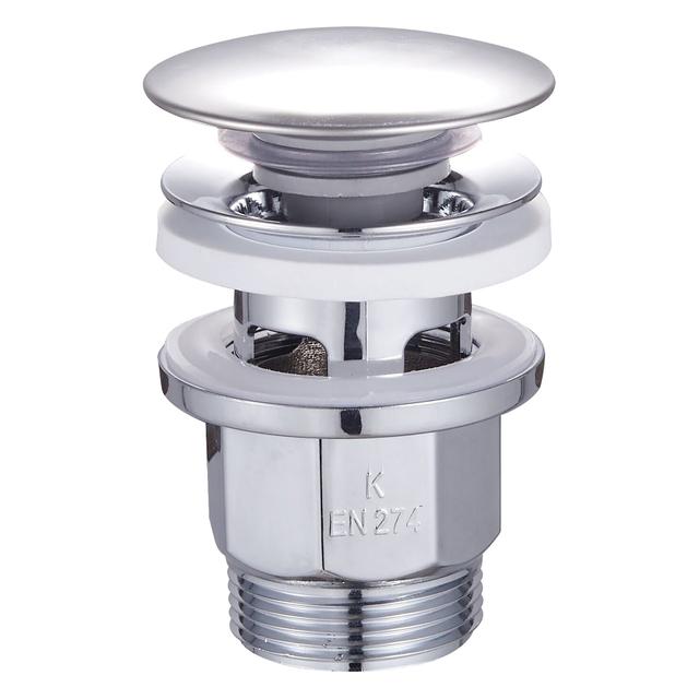 PILETTA LAVABO BIDET CLICK CLACK TECOM CON TROPPO PIENO 1''1/4 IN ABS CROMO TAPPO TONDO | Tecnomat PILETTA LAVABO BIDET CLICK CLACK TECOM CON TROPPO PIENO 1''1/4 IN ABS CROMO TAPPO TONDO | Tecnomat