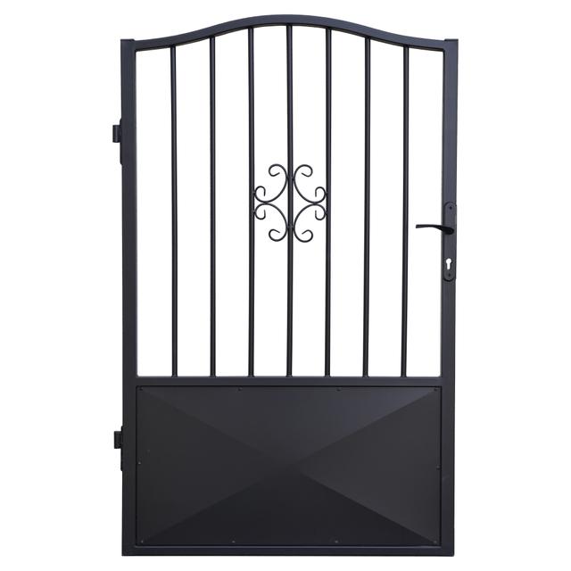 CANCELLETTO PARIDE REVERSIBILE IN FERRO PREVERNICIATO NERO 160x100 cm (HxL) | Tecnomat CANCELLETTO PARIDE REVERSIBILE IN FERRO PREVERNICIATO NERO 160x100 cm (HxL) - 2 | Tecnomat