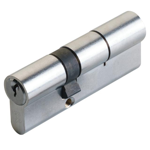 CILINDRO SAGOMATO SECUREMME KY MISURA 80 = 30+50 mm CROMO SATINATO | Tecnomat CILINDRO SAGOMATO SECUREMME KY MISURA 80 = 30+50 mm CROMO SATINATO - 2 | Tecnomat