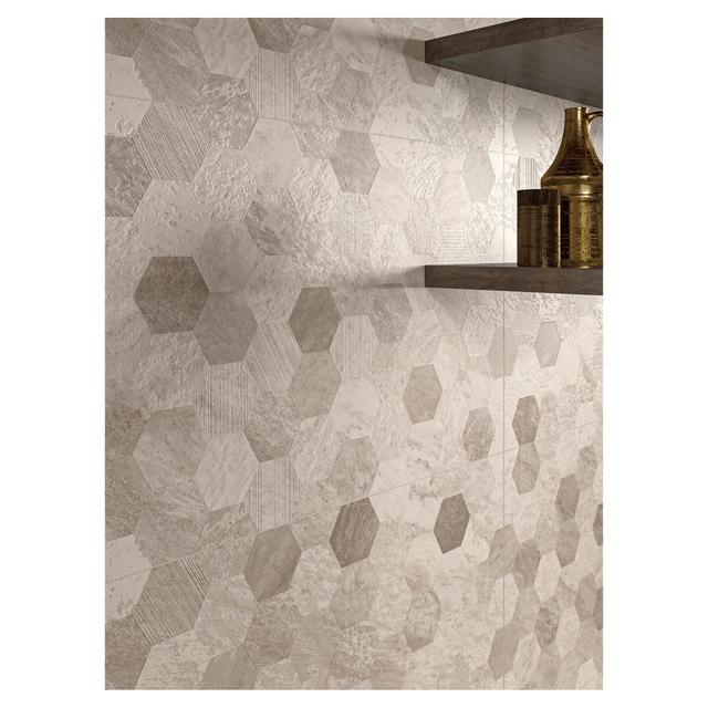 RIVESTIMENTO EARTH HEXAGON 60x120x0,95 cm PEI5 R10 GRES PORCELLANATO | Tecnomat  RIVESTIMENTO EARTH HEXAGON 60x120x0,95 cm PEI5 R10 GRES PORCELLANATO | Tecnomat