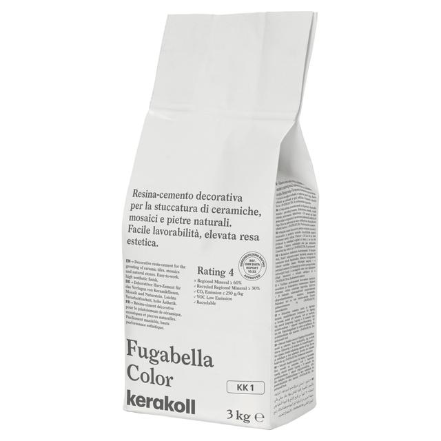 STUCCO FUGABELLA COLOR KERAKOLL KK 1 3kg FUGA 0-20 mm USO INTERNO ED ESTERNO | Tecnomat STUCCO FUGABELLA COLOR KERAKOLL KK 1 3kg FUGA 0-20 mm USO INTERNO ED ESTERNO | Tecnomat