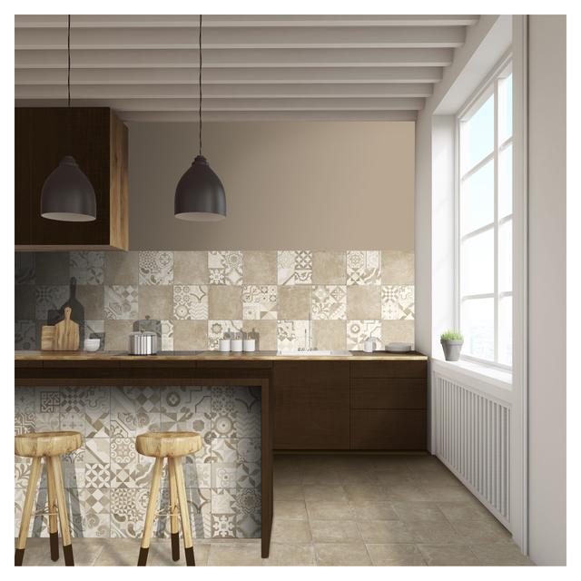 RIVESTIMENTO CEMENTINA BG NOCE 34x34x0,8 cm PEI3 MONOCOTTURA | Tecnomat RIVESTIMENTO CEMENTINA BG NOCE 34x34x0,8 cm PEI3 MONOCOTTURA | Tecnomat