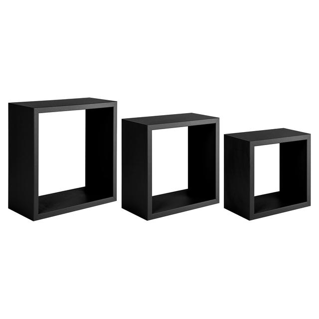 TRIS CUBO NERO 30x30-27x27-24x24cm(HxL) PROFONDITA 11,7 cm | Tecnomat TRIS CUBO NERO 30x30-27x27-24x24cm(HxL) PROFONDITA 11,7 cm - 2 | Tecnomat