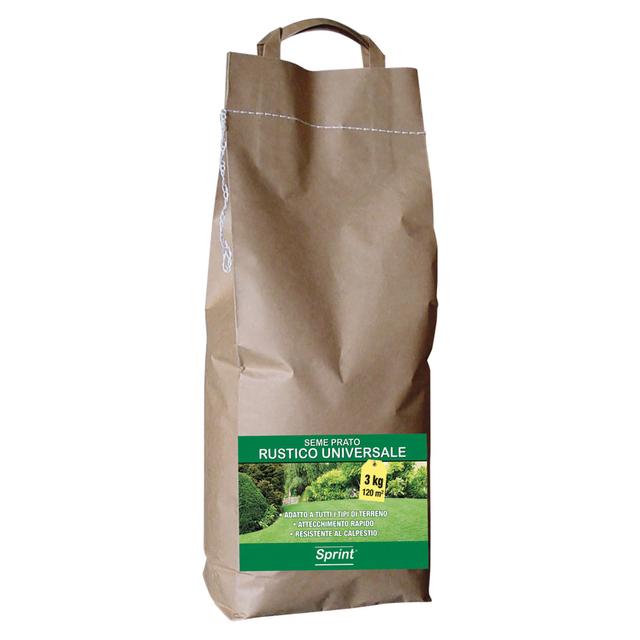 SEME PRATO UNIVERSALE SPRINT RUSTICO PER 120 m² SPRINT 3 kg | Tecnomat SEME PRATO UNIVERSALE SPRINT RUSTICO PER 120 m² SPRINT 3 kg | Tecnomat