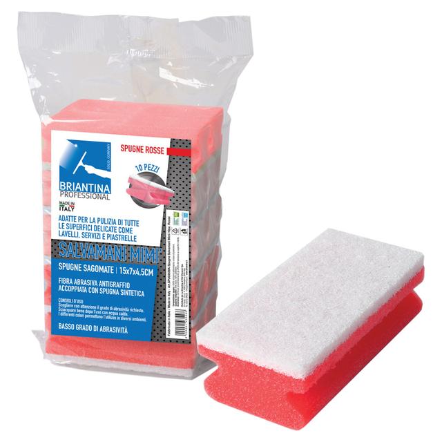 10 SPUGNE ABRASIVE PROFESSIONAL ROSSE SALVAMANI | Tecnomat 10 SPUGNE ABRASIVE PROFESSIONAL ROSSE SALVAMANI | Tecnomat