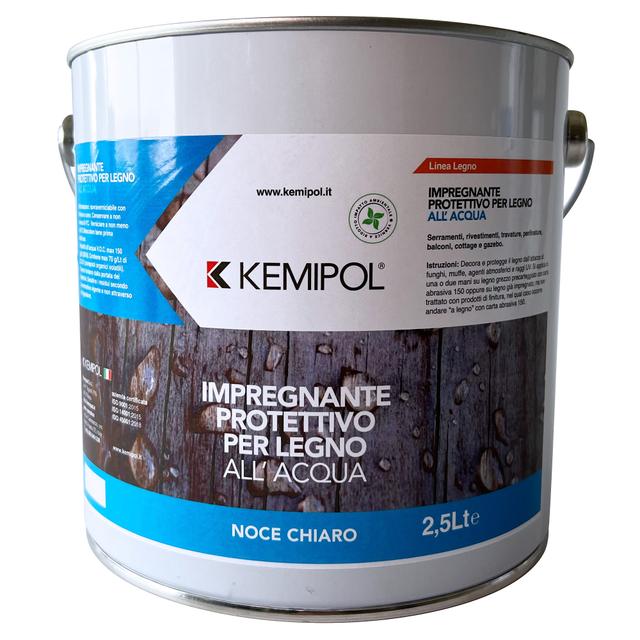 IMPREGNANTE ACQUA KEMIPOL 2,5 l NOCE CHIARO | Tecnomat IMPREGNANTE ACQUA KEMIPOL 2,5 l NOCE CHIARO | Tecnomat