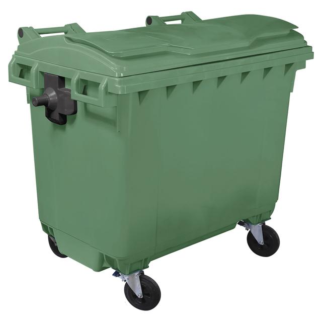 CASSONETTO DIFFERENZIATA ECOPLAST 660 l VERDE CON 4 RUOTE 1360 x 778 x h1228 cm | Tecnomat CASSONETTO DIFFERENZIATA ECOPLAST 660 l VERDE CON 4 RUOTE 1360 x 778 x h1228 cm - 2 | Tecnomat