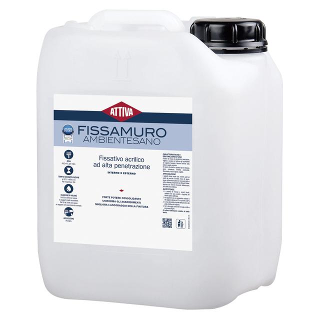FISSATIVO ACRILICO ACQUA ATTIVA 5 l ALTA PENETRAZIONE INTERNO ED ESTERNO 8-12 m² CON 1 l | Tecnomat FISSATIVO ACRILICO ACQUA ATTIVA 5 l ALTA PENETRAZIONE INTERNO ED ESTERNO 8-12 m² CON 1 l - 2 | Tecnomat