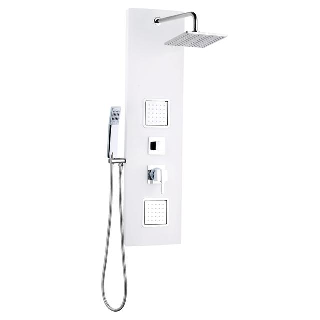 COLONNA DOCCIA IDRO KARISMA PVC BIANCO CON UGELLI SOFT IN SILICONE | Tecnomat COLONNA DOCCIA IDRO KARISMA PVC BIANCO CON UGELLI SOFT IN SILICONE | Tecnomat