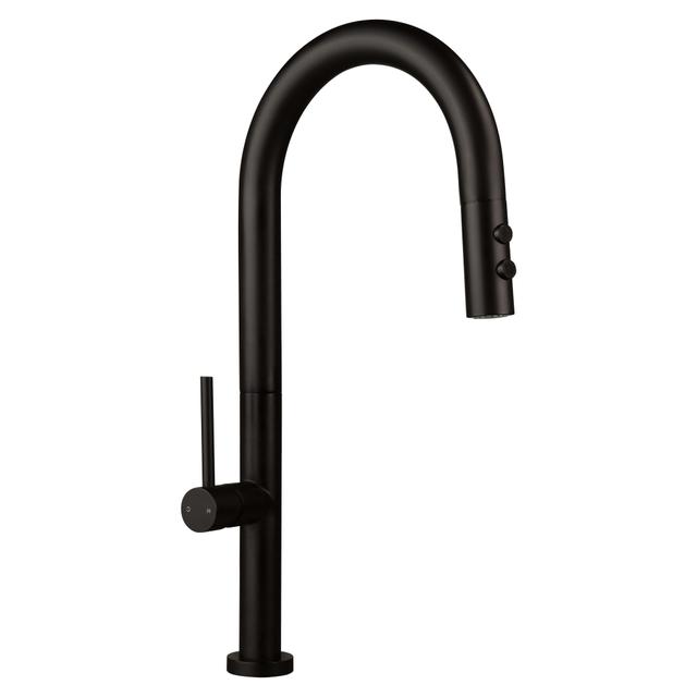 MISCELATORE LAVELLO DEANTE LENA NERO BOCCA ALTA CON DOCCETTA ESTRAIBILE CARTUCCIA Ø25 mm | Tecnomat MISCELATORE LAVELLO DEANTE LENA NERO BOCCA ALTA CON DOCCETTA ESTRAIBILE CARTUCCIA Ø25 mm - 2 | Tecnomat