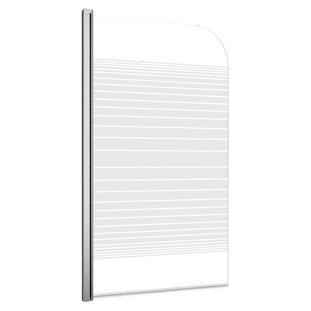 PARETE VASCA FREEPORT BATTENTE 1 ANTA 70 xH130 cm VETRO SERIGRAFATO 4 mm PROFILO CROMATO | Tecnomat PARETE VASCA FREEPORT BATTENTE 1 ANTA 70 xH130 cm VETRO SERIGRAFATO 4 mm PROFILO CROMATO | Tecnomat