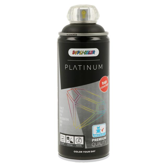 SMALTO SPRAY EA PLATINUM RAL 9005 400 ml NERO PROFONDO SATINATO RESA 1,5 - 2 m² A BOMBOLA | Tecnomat SMALTO SPRAY EA PLATINUM RAL 9005 400 ml NERO PROFONDO SATINATO RESA 1,5 - 2 m² A BOMBOLA | Tecnomat