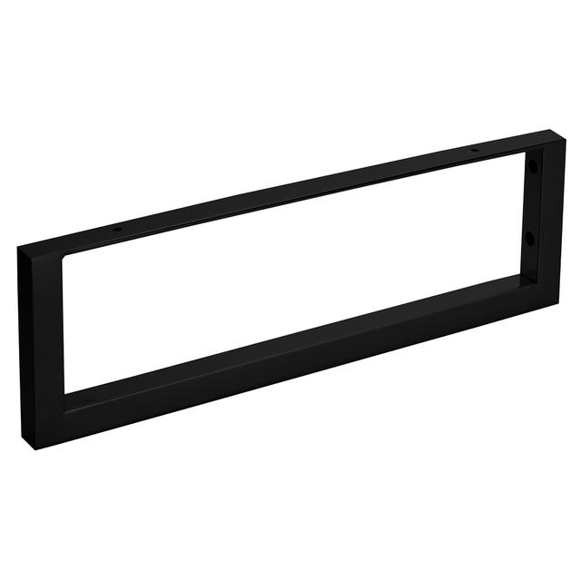 STAFFA REGGIMENSOLA E PORTASALVIETTE IN ACCIAIO NERO OPACO 44x25x15cm (LxHxP) PORTATA 80 kg | Tecnomat STAFFA REGGIMENSOLA E PORTASALVIETTE IN ACCIAIO NERO OPACO 44x25x15cm (LxHxP) PORTATA 80 kg - 2 | Tecnomat
