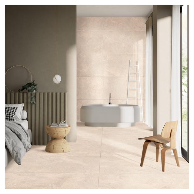 PAVIMENTO INTERNO CEMENTO BEIGE 60x120x0,85cm (PEI 3/5) R10 RETT GRES PORCELLANATO | Tecnomat PAVIMENTO INTERNO CEMENTO BEIGE 60x120x0,85cm (PEI 3/5) R10 RETT GRES PORCELLANATO - 2 | Tecnomat
