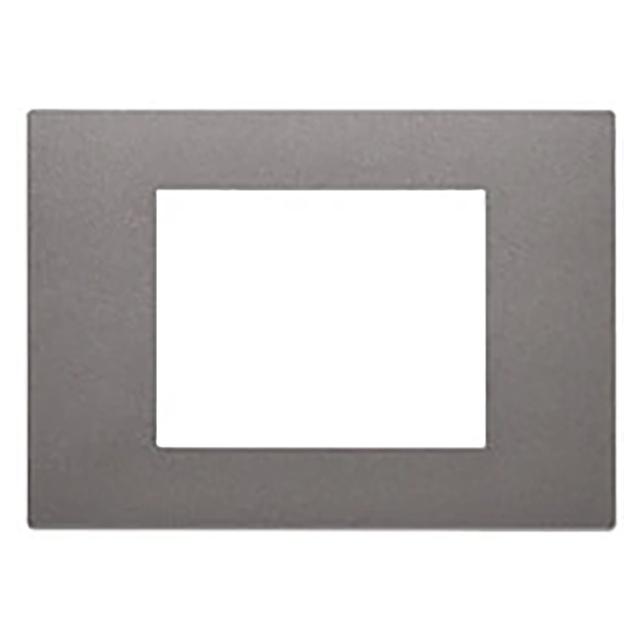 PLACCA VIMAR LINEA 3 MODULI IN TECNOPOLIMERO VERNICIATO COLORE NETAL | Tecnomat PLACCA VIMAR LINEA 3 MODULI IN TECNOPOLIMERO VERNICIATO COLORE NETAL - 2 | Tecnomat