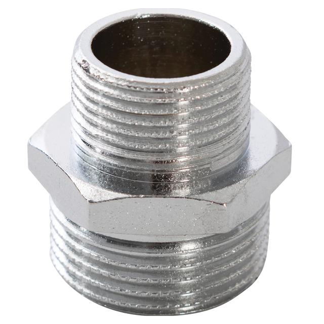 NIPPLE RIDOTTO PATTARONI OTTONE CROMATO 1/2 x 3/4 | Tecnomat NIPPLE RIDOTTO PATTARONI OTTONE CROMATO 1/2 x 3/4 - 2 | Tecnomat