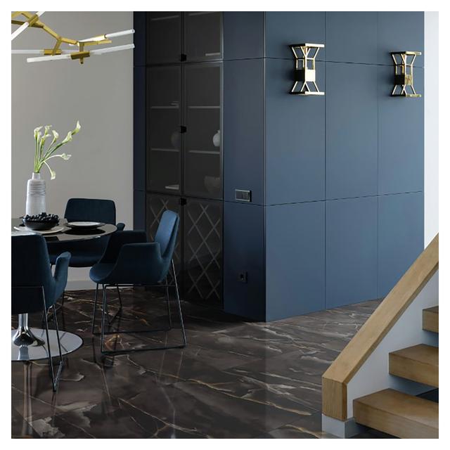 PAVIMENTO INTERNO PARADISE NERO LUX 60x120x1 cm PEI 2 R9 GRES PORCELLANATO | Tecnomat PAVIMENTO INTERNO PARADISE NERO LUX 60x120x1 cm PEI 2 R9 GRES PORCELLANATO | Tecnomat