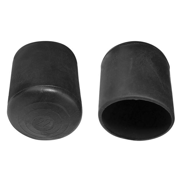 PUNTALE CALZANTE PER TUBO Ø 24 mm PVC NERO 4 PEZZI | Tecnomat PUNTALE CALZANTE PER TUBO Ø 24 mm PVC NERO 4 PEZZI - 2 | Tecnomat