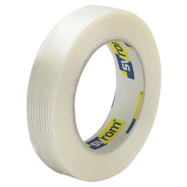 NASTRO ADESIVO SYROM H 24 mm x L 50 m RINFORZO BIDIREZIONALE CON FILI DI FIBRA DI VETRO | Tecnomat NASTRO ADESIVO SYROM H 24 mm x L 50 m RINFORZO BIDIREZIONALE CON FILI DI FIBRA DI VETRO - 2 | Tecnomat