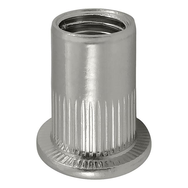 INSERTI RIVIT FILETTATI FUSTO CILINDRICO 6mm 0,5-2,5mm M4 500PEZZI INOX A2 TESTA TONDA | Tecnomat INSERTI RIVIT FILETTATI FUSTO CILINDRICO 6mm 0,5-2,5mm M4 500PEZZI INOX A2 TESTA TONDA - 2 | Tecnomat