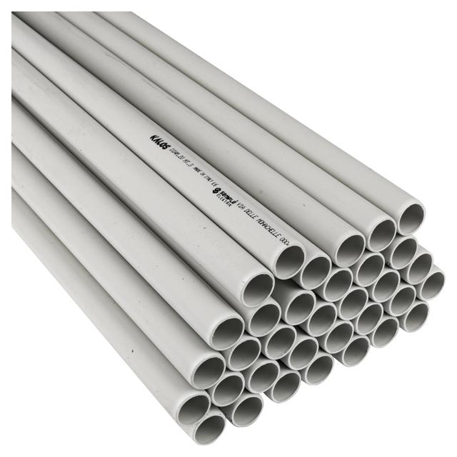 34 TUBI RIGIDI IN PVC GRIGI Ø 20 mm LUNGHEZZA 3 m | Tecnomat 34 TUBI RIGIDI IN PVC GRIGI Ø 20 mm LUNGHEZZA 3 m - 2 | Tecnomat