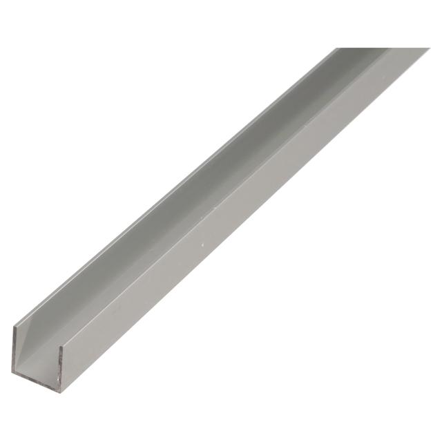 PROFILO U ALLUMINIO ANODIZZATO 20x20x1,5 mm 2,6 m ARGENTO | Tecnomat PROFILO U ALLUMINIO ANODIZZATO 20x20x1,5 mm 2,6 m ARGENTO | Tecnomat