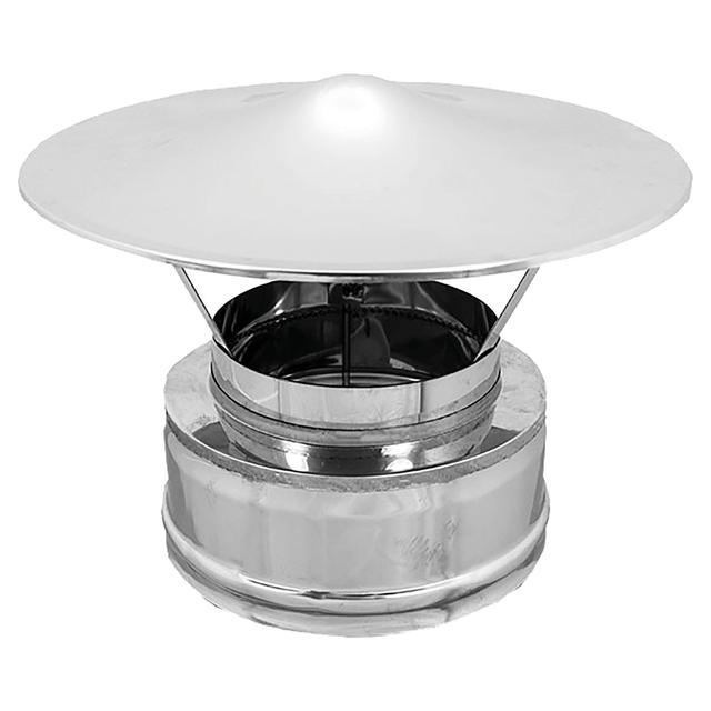 TERMINALE CINESE INOX DOPPIA PARETE Ø 100 mm | Tecnomat TERMINALE CINESE INOX DOPPIA PARETE Ø 100 mm - 2 | Tecnomat