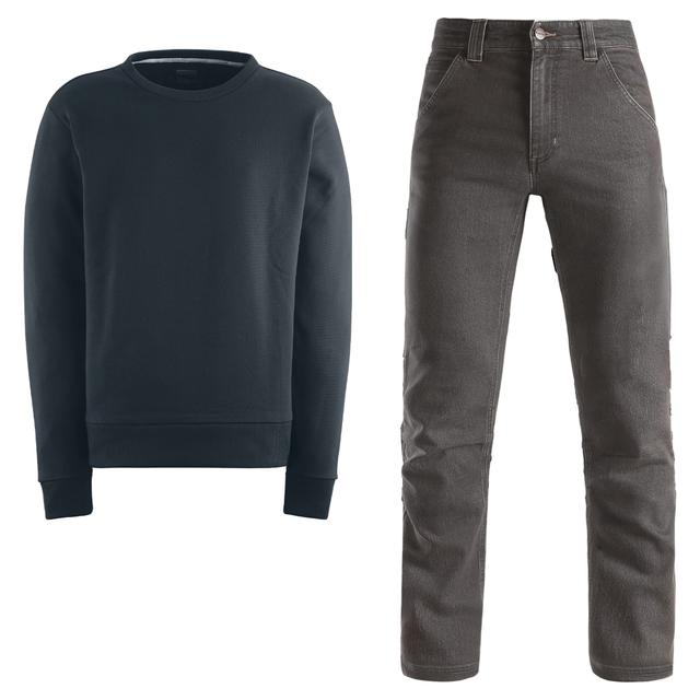 SET URBAN KAPRIOL JEANS GRIGIO E FELPA GIROCOLLO NERA TAGLIA XL | Tecnomat SET URBAN KAPRIOL JEANS GRIGIO E FELPA GIROCOLLO NERA TAGLIA XL | Tecnomat
