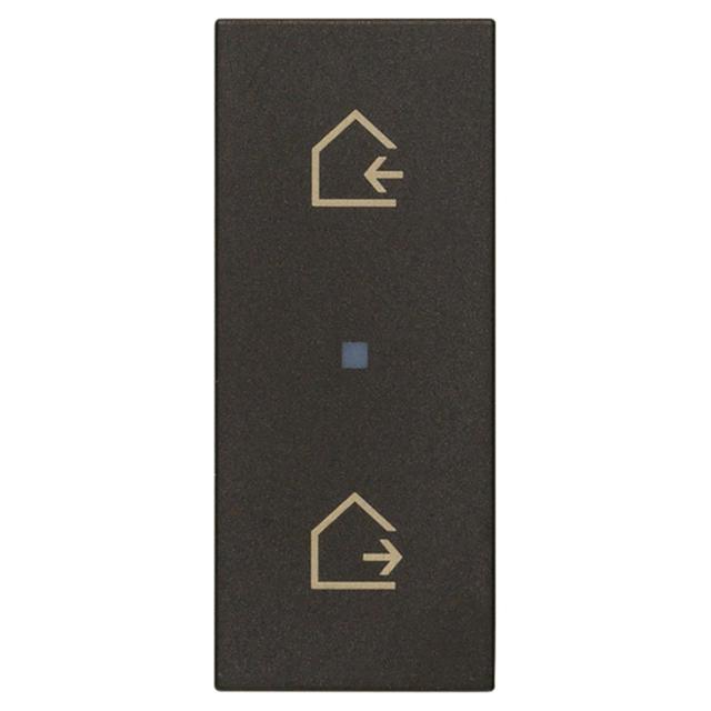 TASTO 1M ASSIALE SIMBOLO SCENARI NERO LINEA NERA | Tecnomat TASTO 1M ASSIALE SIMBOLO SCENARI NERO LINEA NERA - 2 | Tecnomat