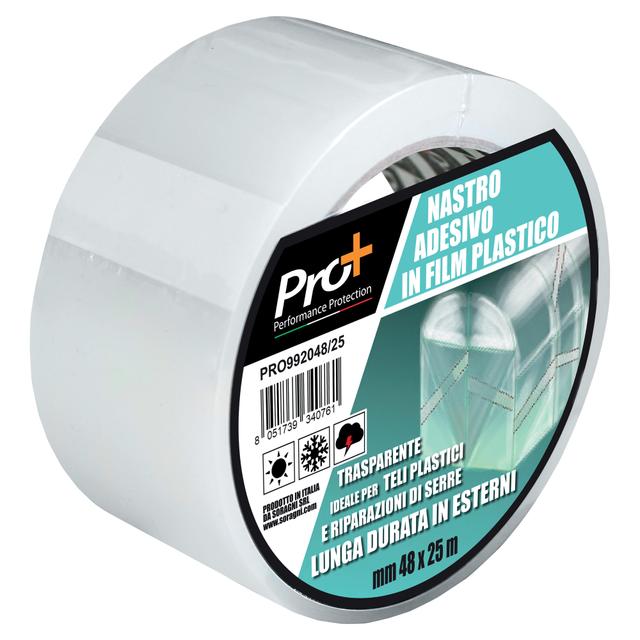 NASTRO ADESIVO PRO+ H 48 mm x L 25 m LDPE TRASPARENTE ACRILICO PER SERRE E GIUNZIONI | Tecnomat NASTRO ADESIVO PRO+ H 48 mm x L 25 m LDPE TRASPARENTE ACRILICO PER SERRE E GIUNZIONI - 2 | Tecnomat